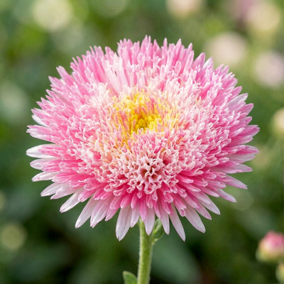 Астра Harlequin Pink Tip White